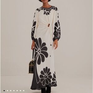 Image	Black Palermo Cut Out Lenzing™ Ecovero™ Viscose Maxi Dress XXS